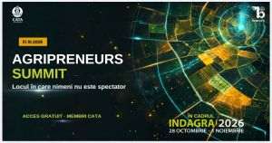 Agripreneurs Summit 2026: pe 31 octombrie, la ROMEXPO, urcă pe scenă speakeri care lucrează şi coordonează peste 43.650 de hectare